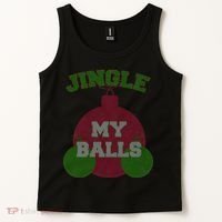 Jingle My Balls Funny X-Mas Tank Top thumb 2