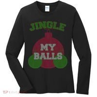 Jingle My Balls Funny X-Mas Women's Long Sleeve Shirt thumb 0