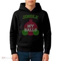 Jingle My Balls Funny X-Mas Kids Hoodie thumb 4