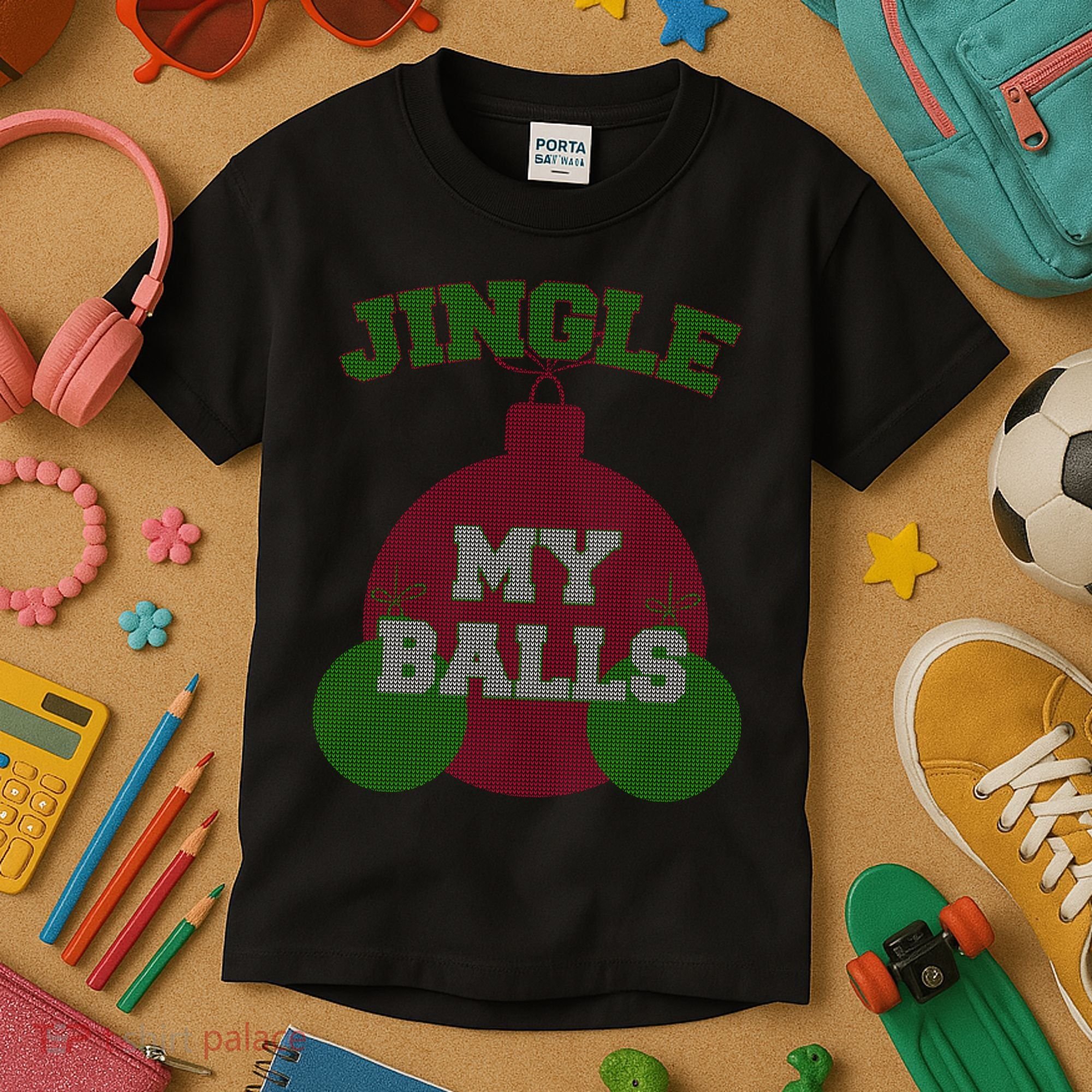 Jingle My Balls Funny X-Mas Kids T-Shirt