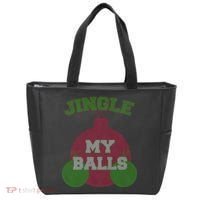 Jingle My Balls Funny X-Mas Tote Bag thumb 0
