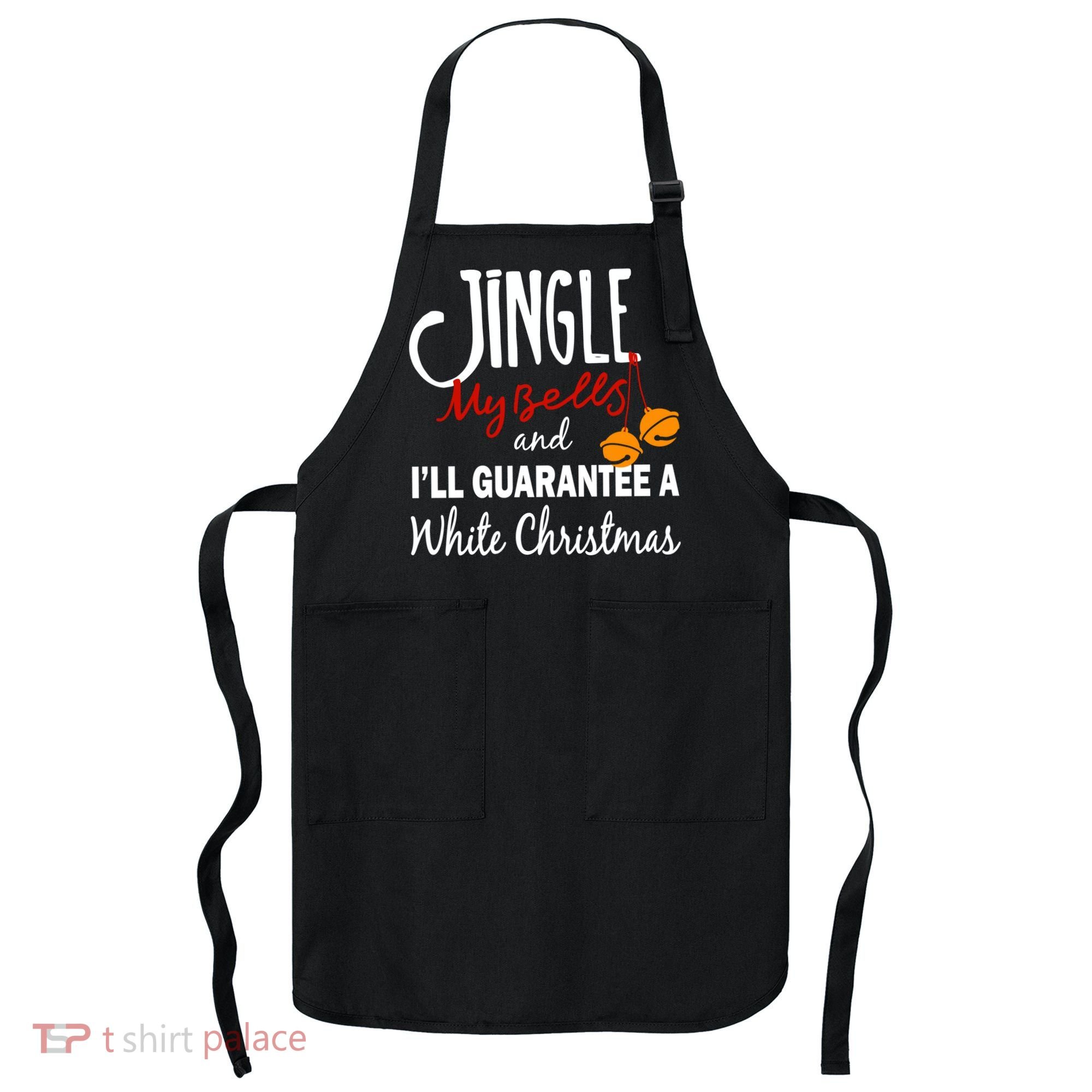 Jingle My Bells For White Christmas Apron