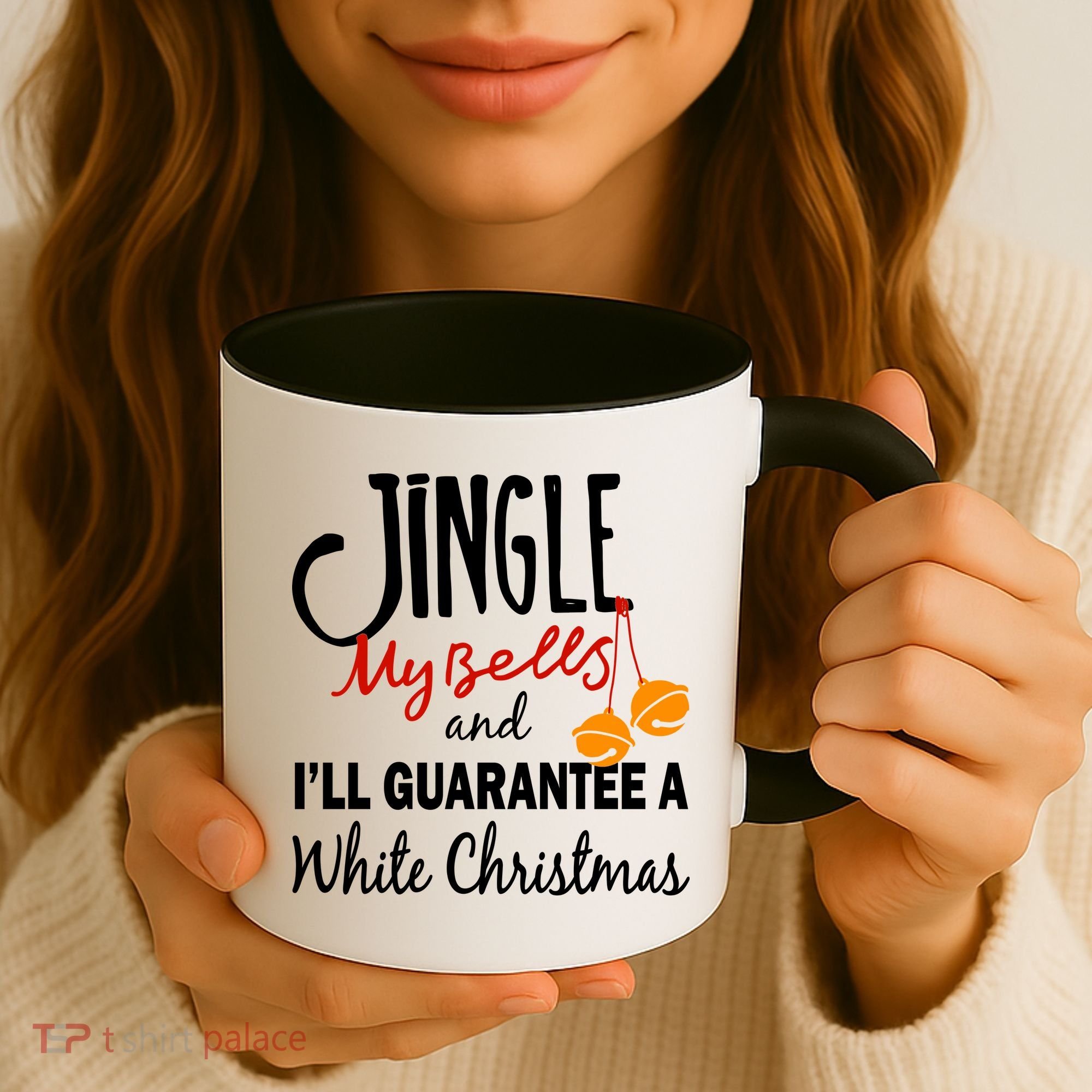 Jingle My Bells For White Christmas Coffee Mug