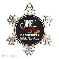 Jingle My Bells For White Christmas Ornament thumb 0