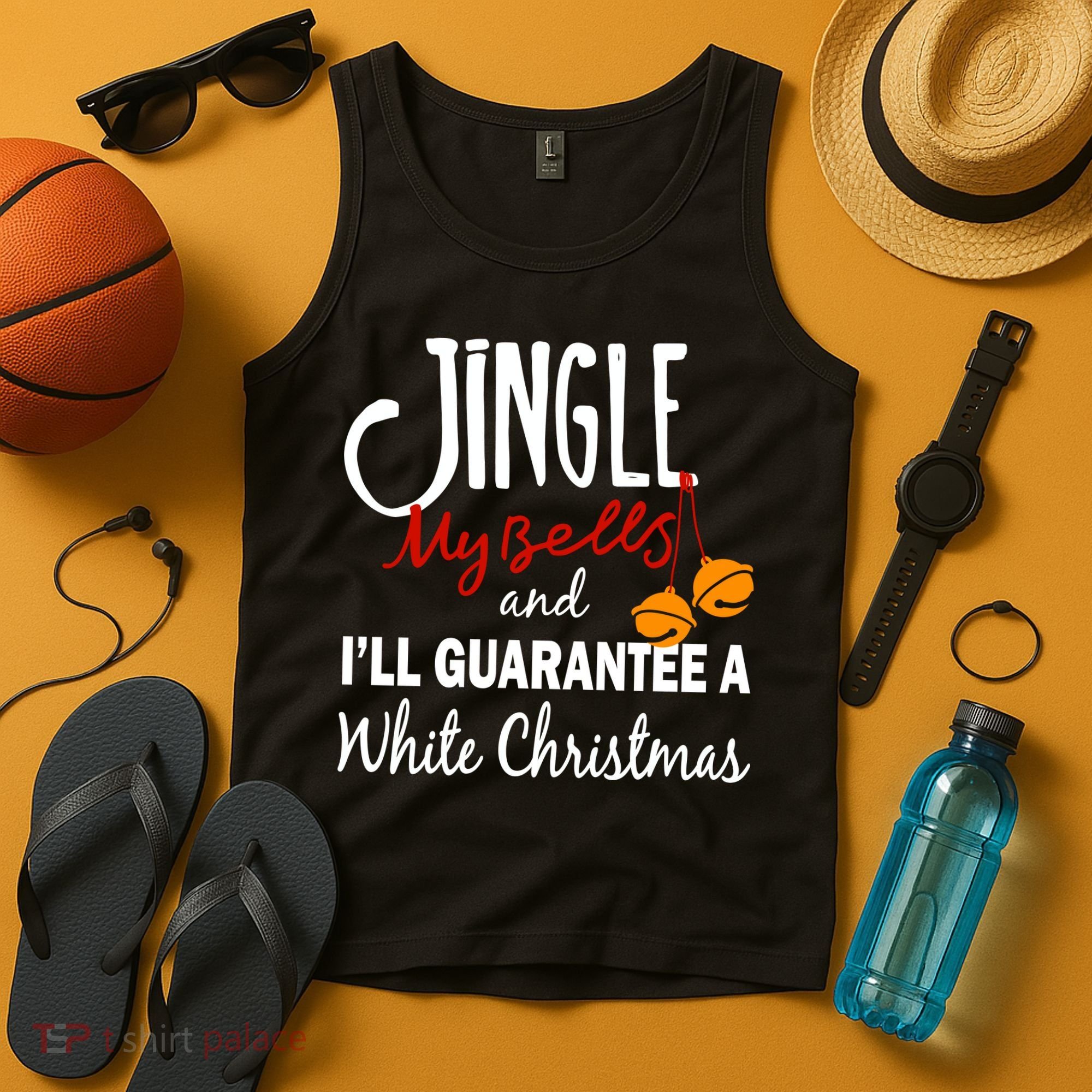 Jingle My Bells For White Christmas Tank Top