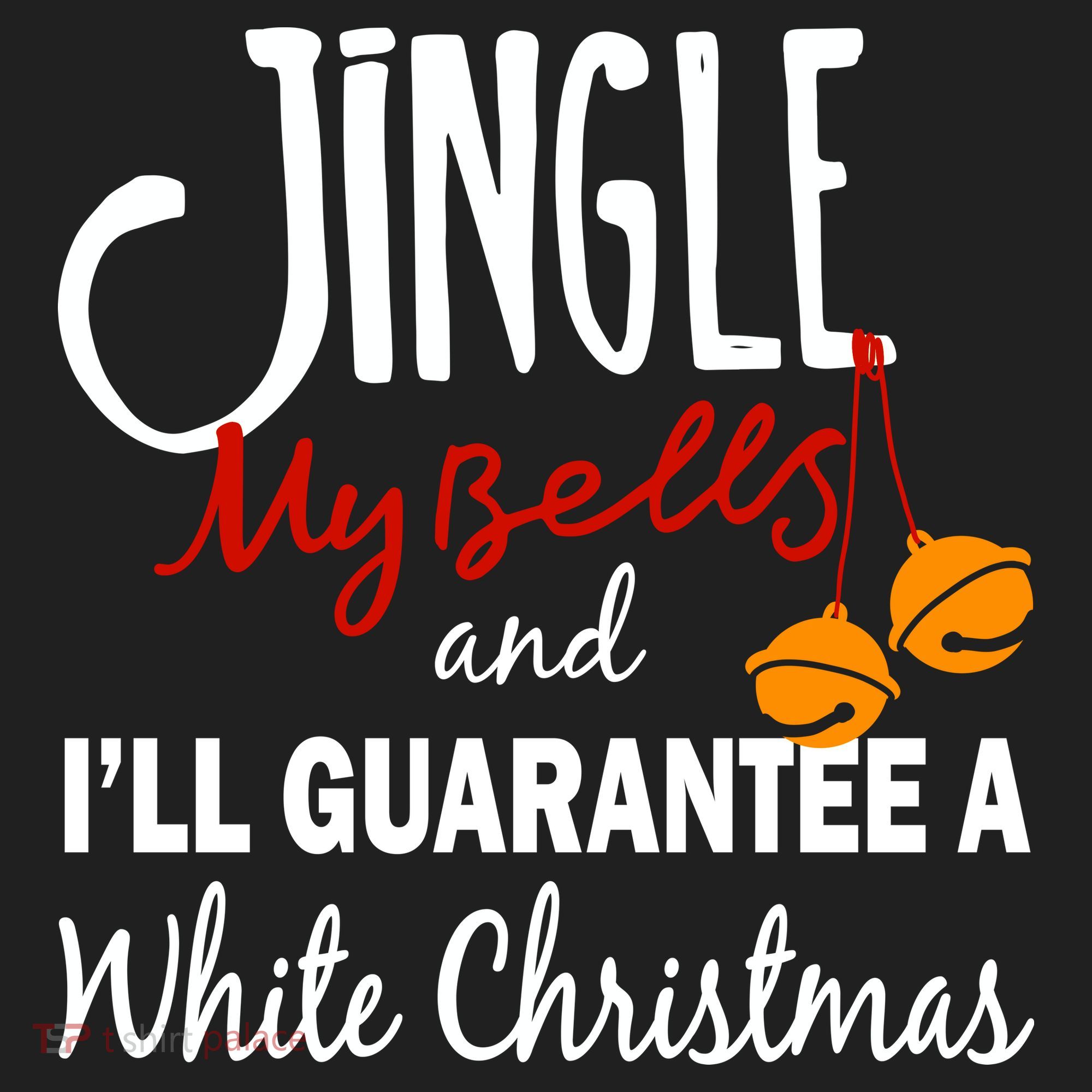 Jingle My Bells For White Christmas Golf Towel