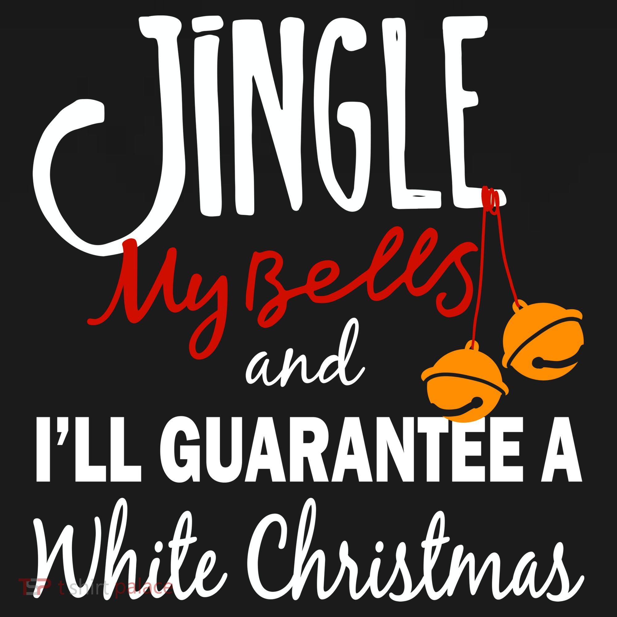 Jingle My Bells For White Christmas Kids Hoodie