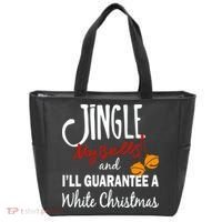 Jingle My Bells For White Christmas Tote Bag thumb 0