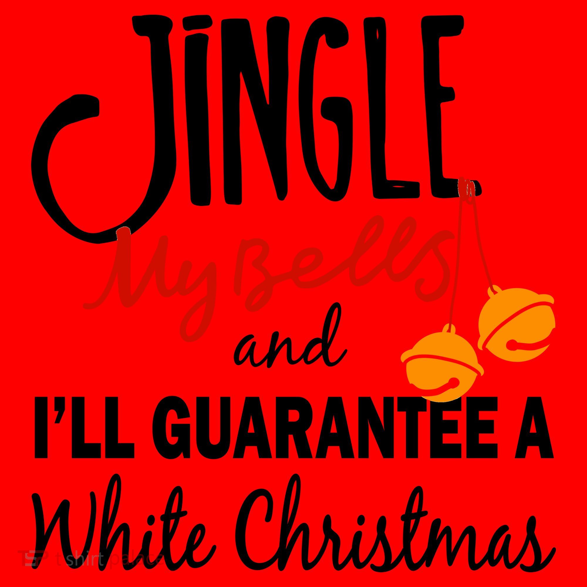 Jingle My Bells For White Christmas Santa Hat