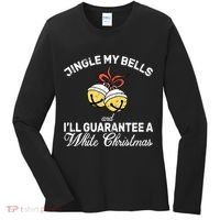 Jingle My Bells Guarantee A White Christmas  Women's Long Sleeve Shirt thumb 0