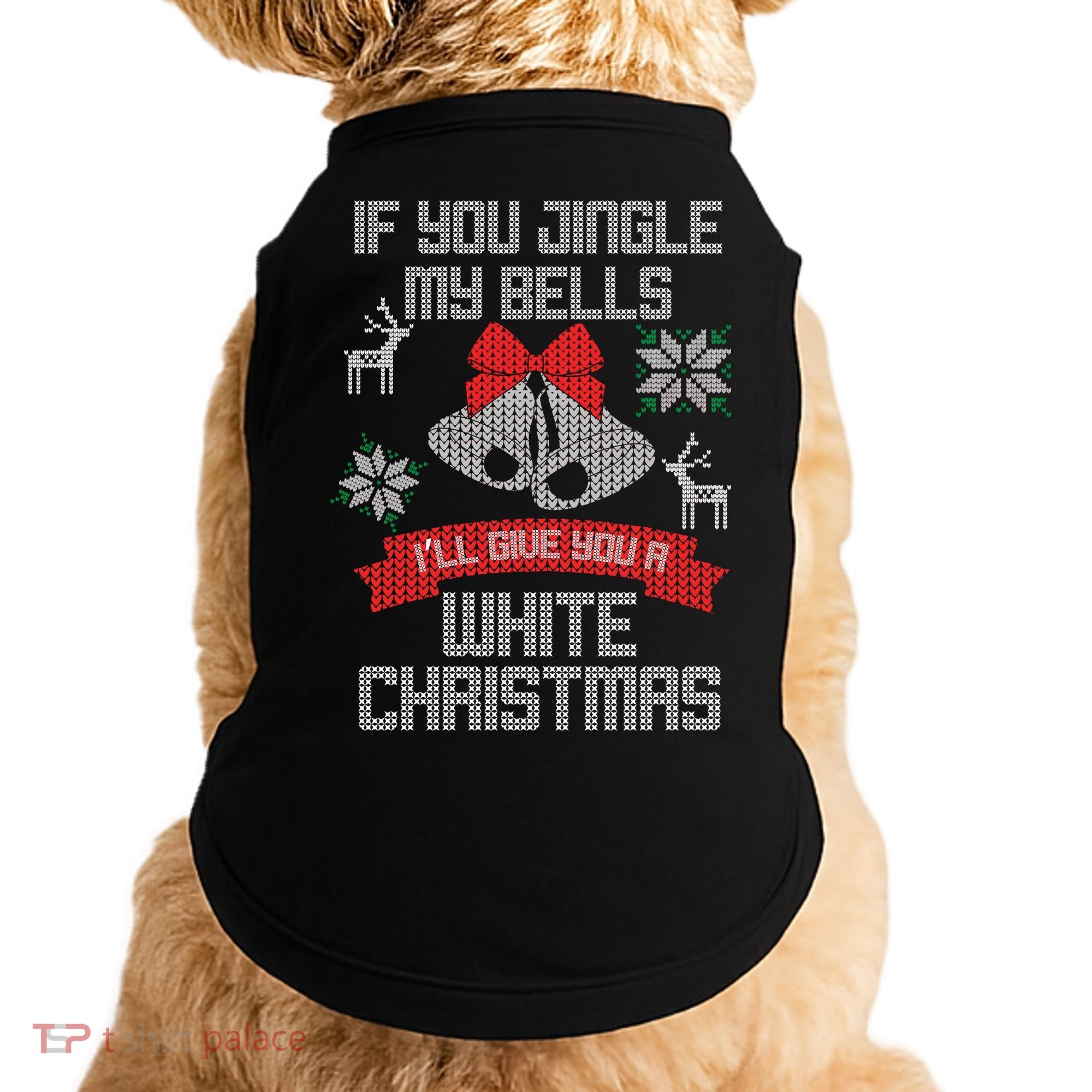 Jingle My Bells X-Mas Ugly Christmas Doggie Tank