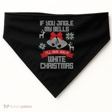 Jingle My Bells X-Mas Ugly Christmas USA-Made Doggie Bandana
