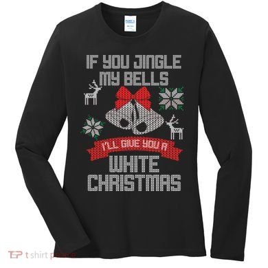 Jingle My Bells X-Mas Ugly Christmas Women's Long Sleeve Shirt