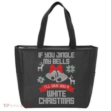 Jingle My Bells X-Mas Ugly Christmas Tote Bag