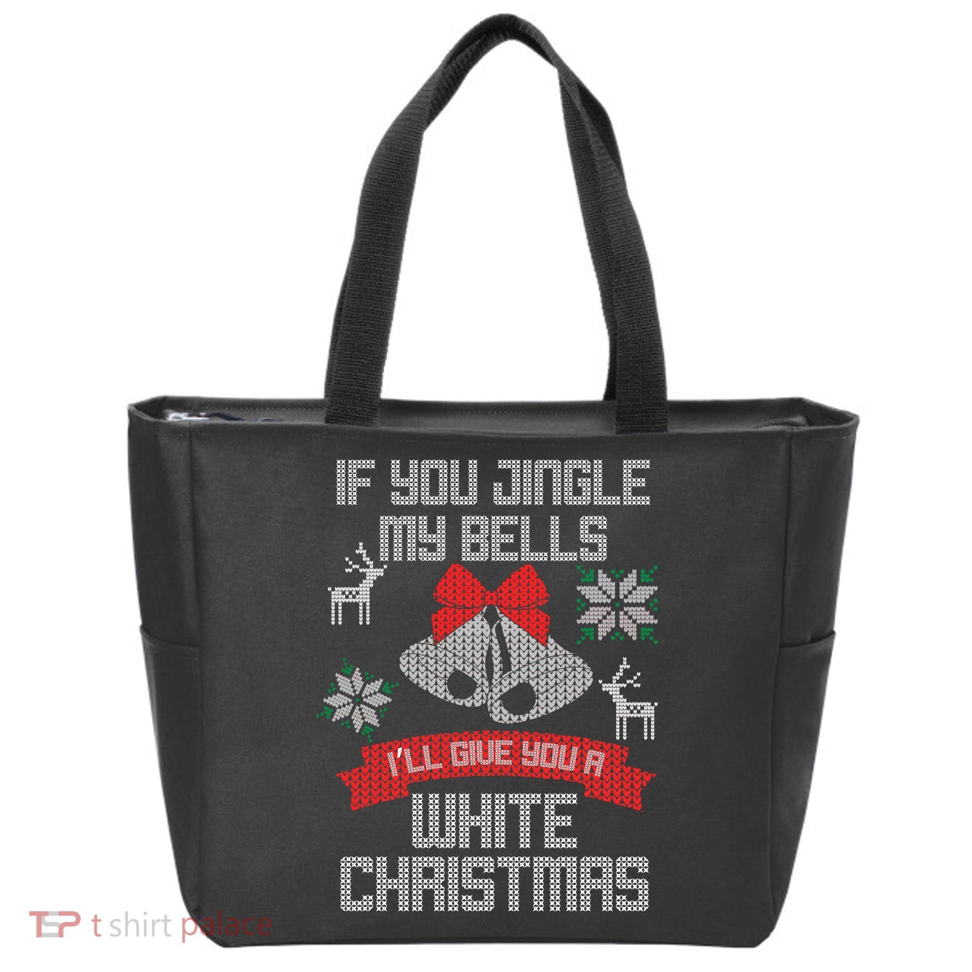 Jingle My Bells X-Mas Ugly Christmas Tote Bag
