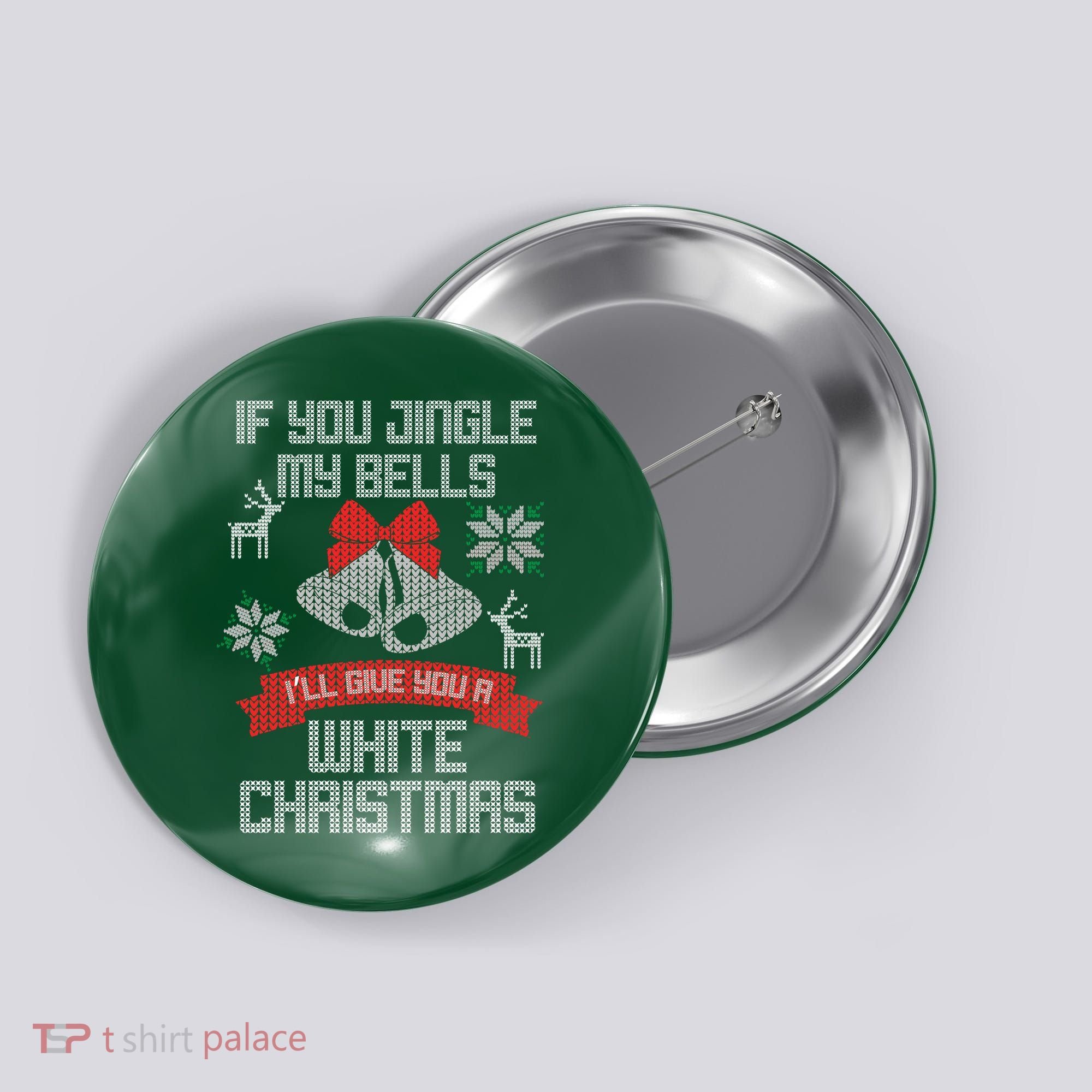 Jingle My Bells X-Mas Ugly Christmas Button
