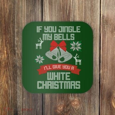 Jingle My Bells X-Mas Ugly Christmas Coaster