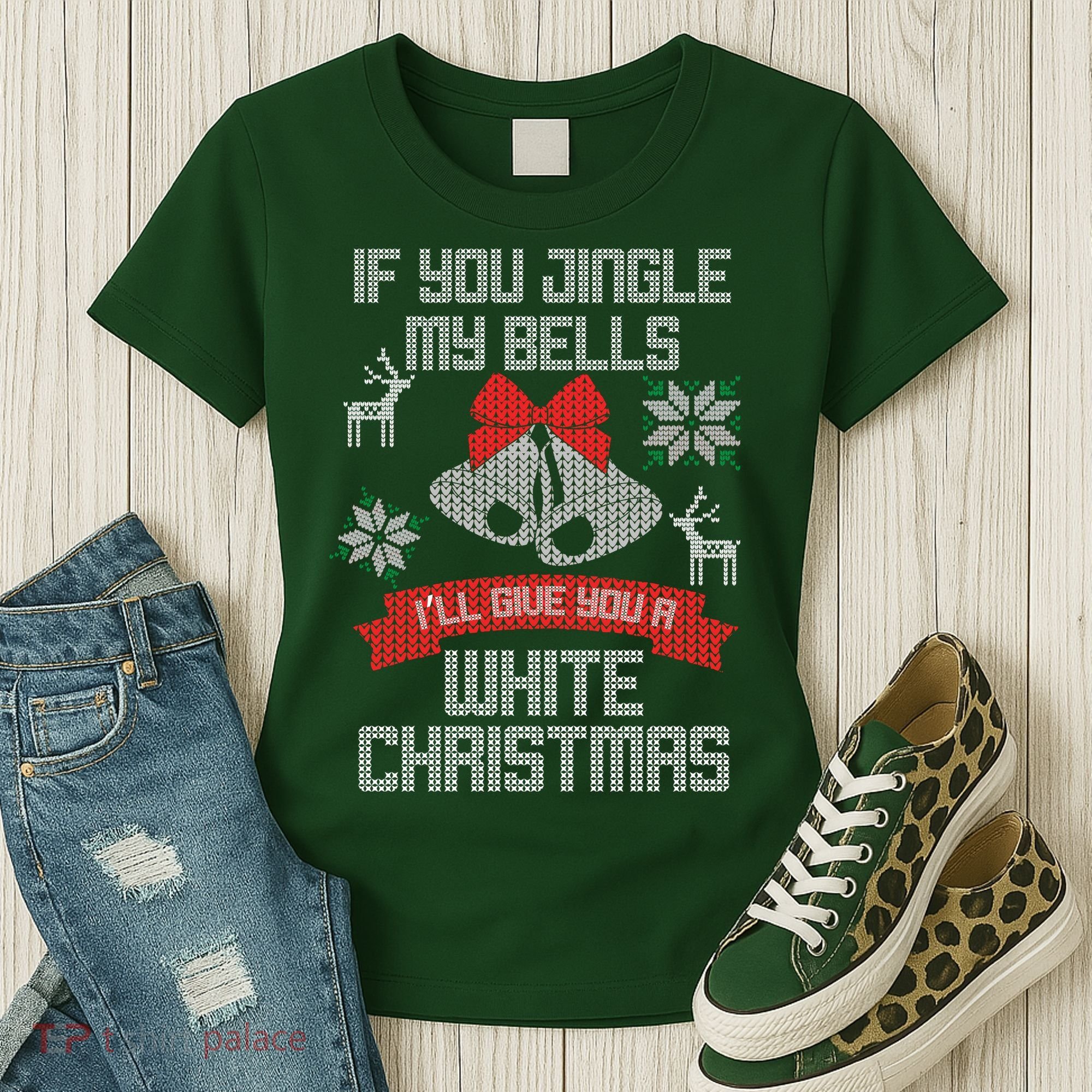 Jingle My Bells X-Mas Ugly Christmas Women's T-Shirt