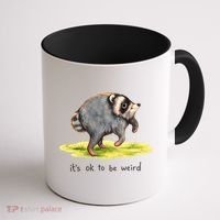 Jimothy It’s Okay To Be Weird Coffee Mug thumb 1