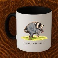 Jimothy It’s Okay To Be Weird Coffee Mug thumb 2