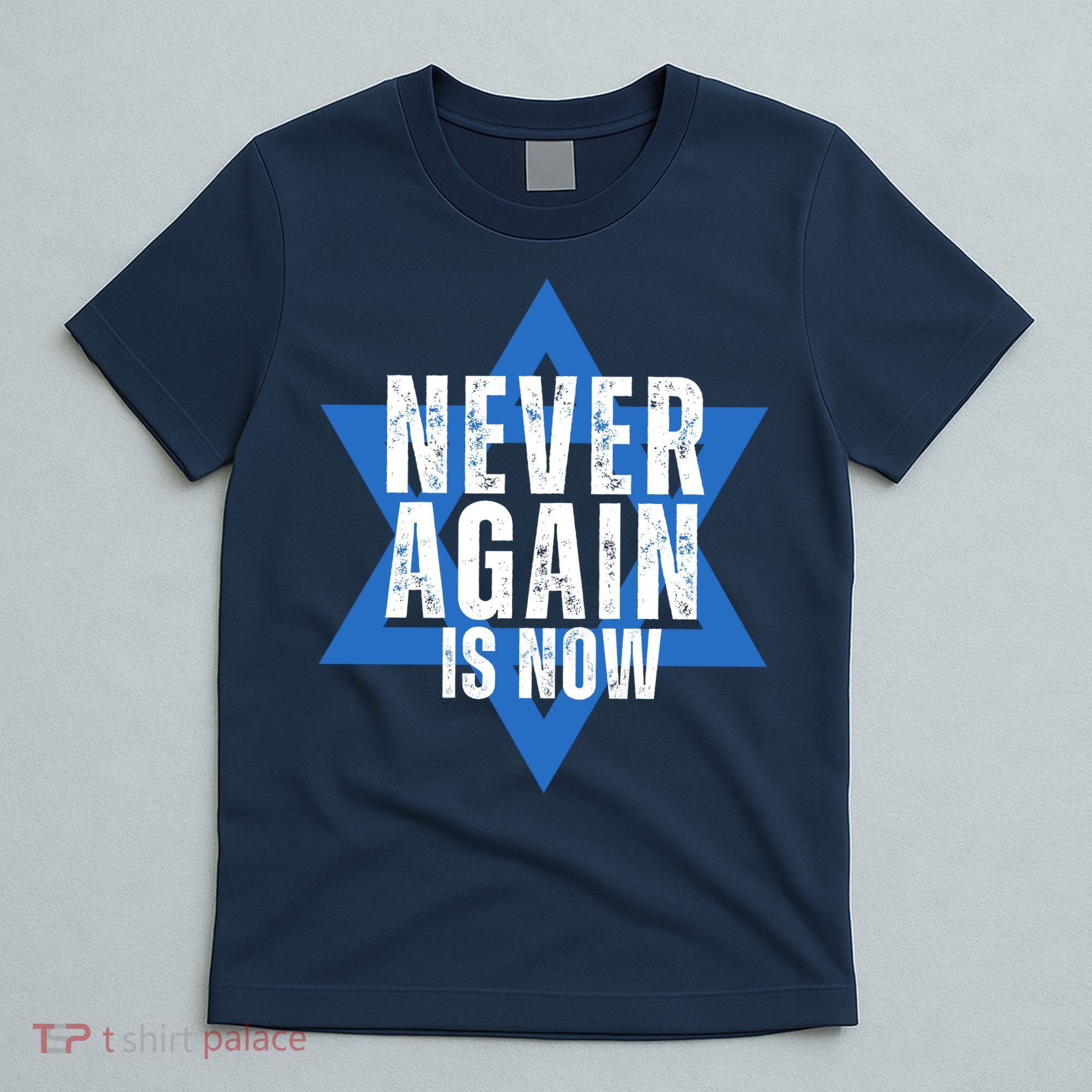 Jewish Israel Pride Am Yisrael Chai Never Again Is Now T-Shirt