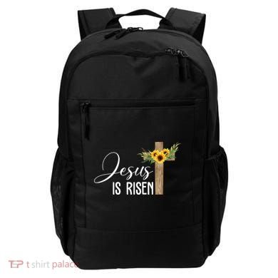 Jesus Is Risen Sunflower Cross Easter Backpack