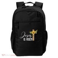 Jesus Is Risen Sunflower Cross Easter Backpack thumb 0