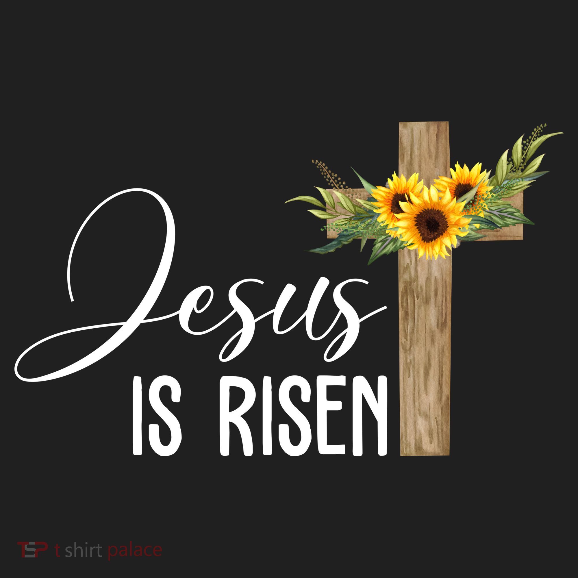 Jesus Is Risen Sunflower Cross Easter Tumbler