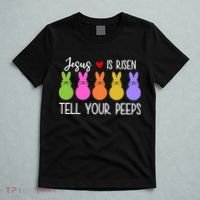 Jesus Is Risen Call Your Peeps T-Shirt thumb 5