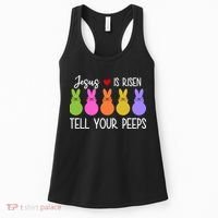 Jesus Is Risen Call Your Peeps Women's Tank Top thumb 0