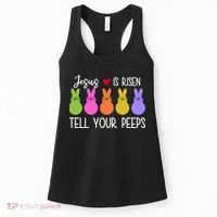 Jesus Is Risen Call Your Peeps Women's Tank Top thumb 0