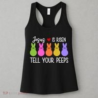 Jesus Is Risen Call Your Peeps Women's Tank Top thumb 3