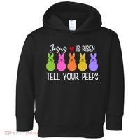 Jesus Is Risen Call Your Peeps Toddler Hoodie thumb 0