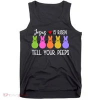Jesus Is Risen Call Your Peeps Tank Top thumb 0