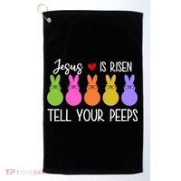 Jesus Is Risen Call Your Peeps Golf Towel thumb 0