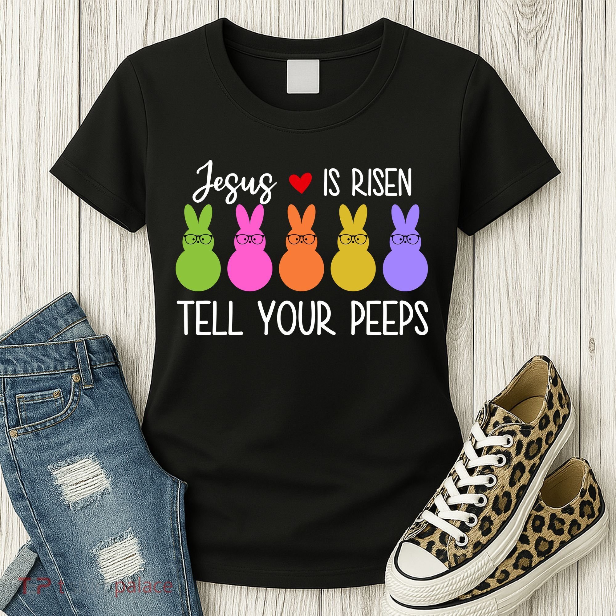 Jesus Is Risen Call Your Peeps Women's T-Shirt