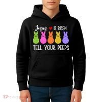 Jesus Is Risen Call Your Peeps Kids Hoodie thumb 4