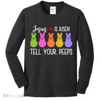 Jesus Is Risen Call Your Peeps Kids Long Sleeve Shirt thumb 0
