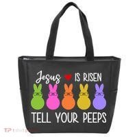 Jesus Is Risen Call Your Peeps Tote Bag thumb 0