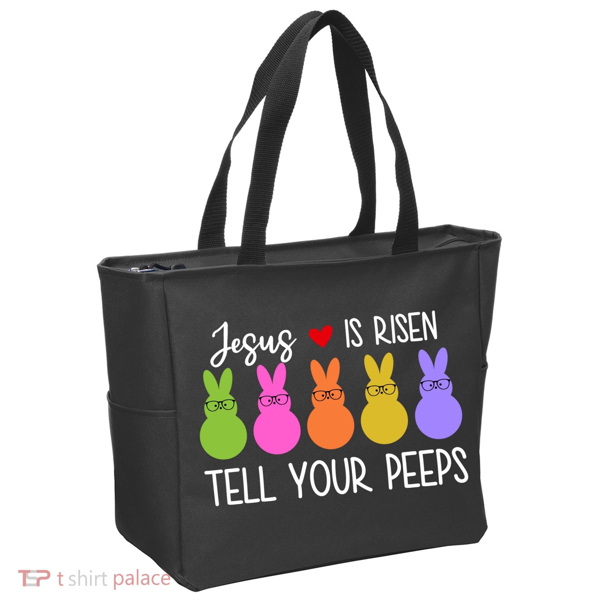 Jesus Is Risen Call Your Peeps Tote Bag
