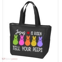 Jesus Is Risen Call Your Peeps Tote Bag thumb 3
