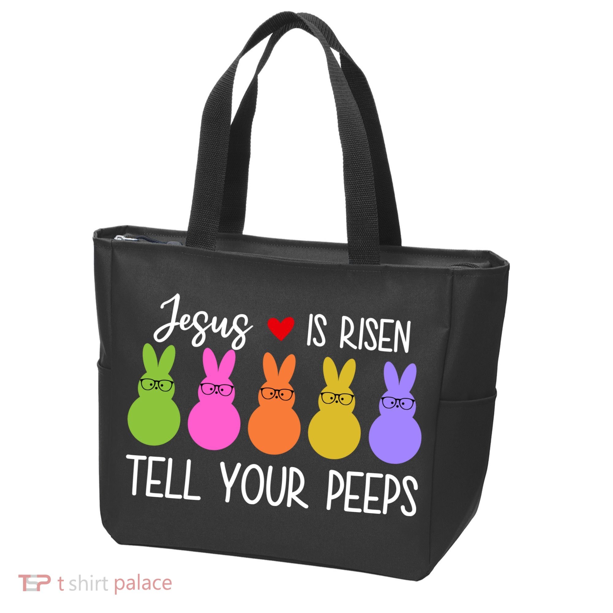 Jesus Is Risen Call Your Peeps Tote Bag
