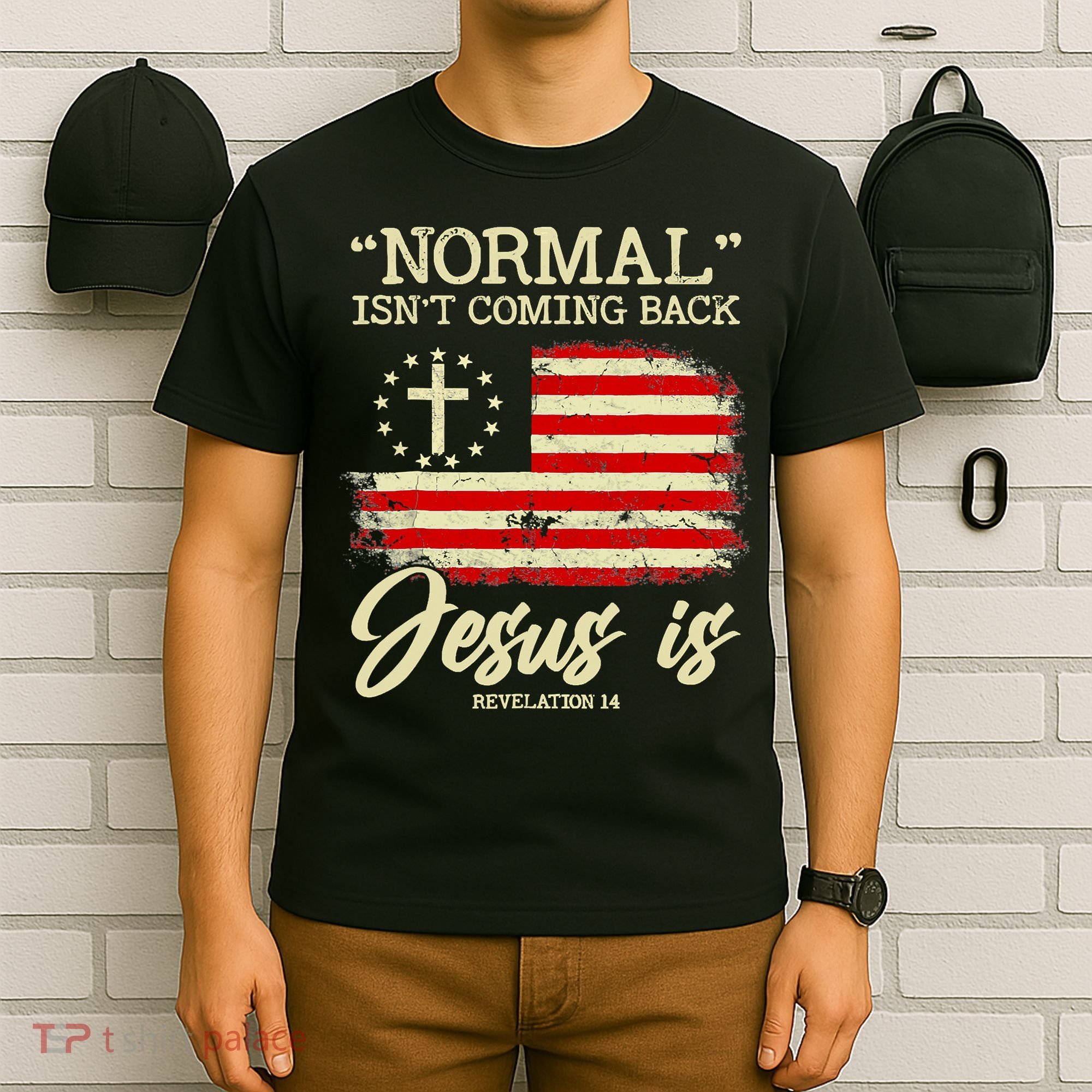 Jesus Is Revelation 14 Costume Normal Isn't Coming Back T-Shirt