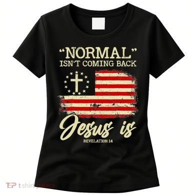 Jesus Is Revelation 14 Costume Normal Isn't Coming Back Women's T-Shirt