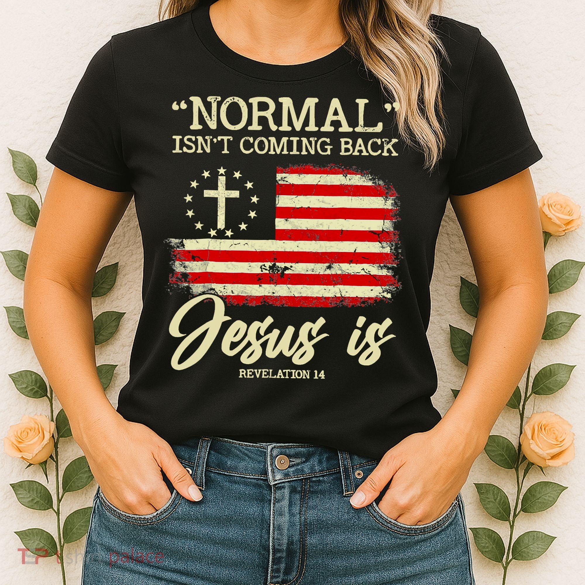 Jesus Is Revelation 14 Costume Normal Isn't Coming Back Women's T-Shirt