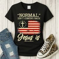 Jesus Is Revelation 14 Costume Normal Isn't Coming Back Women's T-Shirt thumb 3