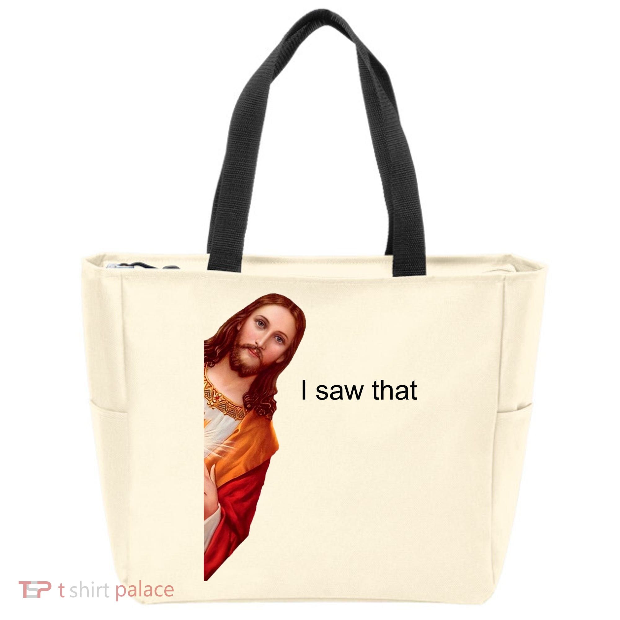 Jesus I Saw That Meme Tote Bag