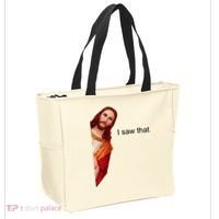 Jesus I Saw That Meme Tote Bag thumb 2
