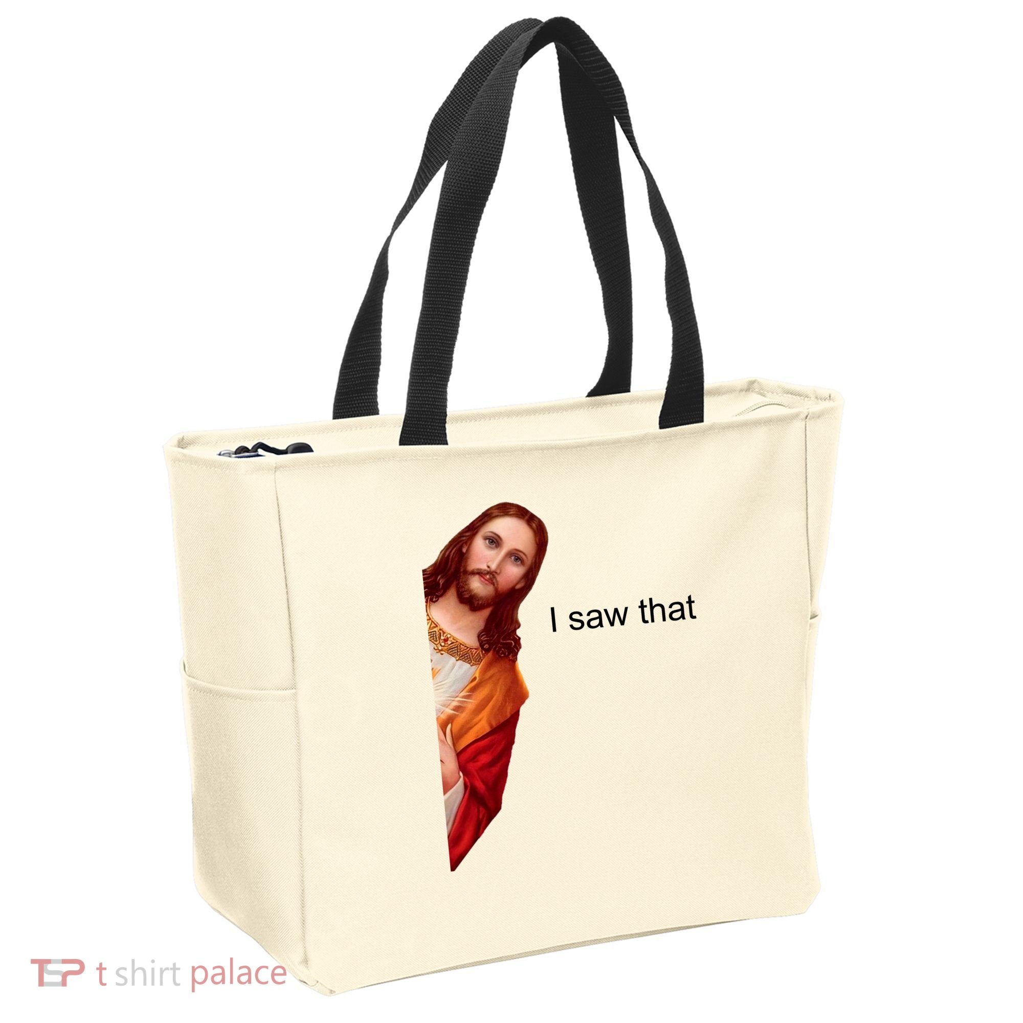 Jesus I Saw That Meme Tote Bag
