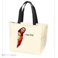 Jesus I Saw That Meme Tote Bag thumb 3